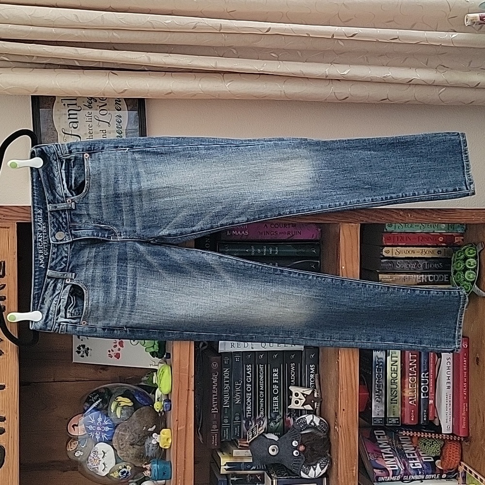 American Eagle Outfitters Skinny Stretch Blue Jeans Women's Size 2 Short
